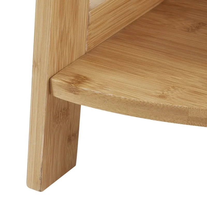 Bracken Bamboo Corner Shelf