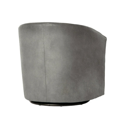 Modern Handcrafted Swivel Accent Chair with Ultra-Soft Polyester Microfiber Upholstery