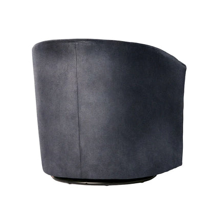 Modern Handcrafted Swivel Accent Chair with Ultra-Soft Polyester Microfiber Upholstery