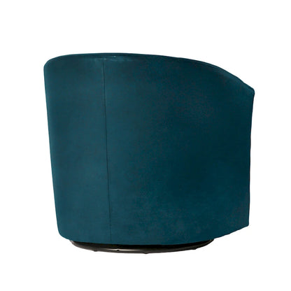 Modern Handcrafted Swivel Accent Chair with Ultra-Soft Polyester Microfiber Upholstery