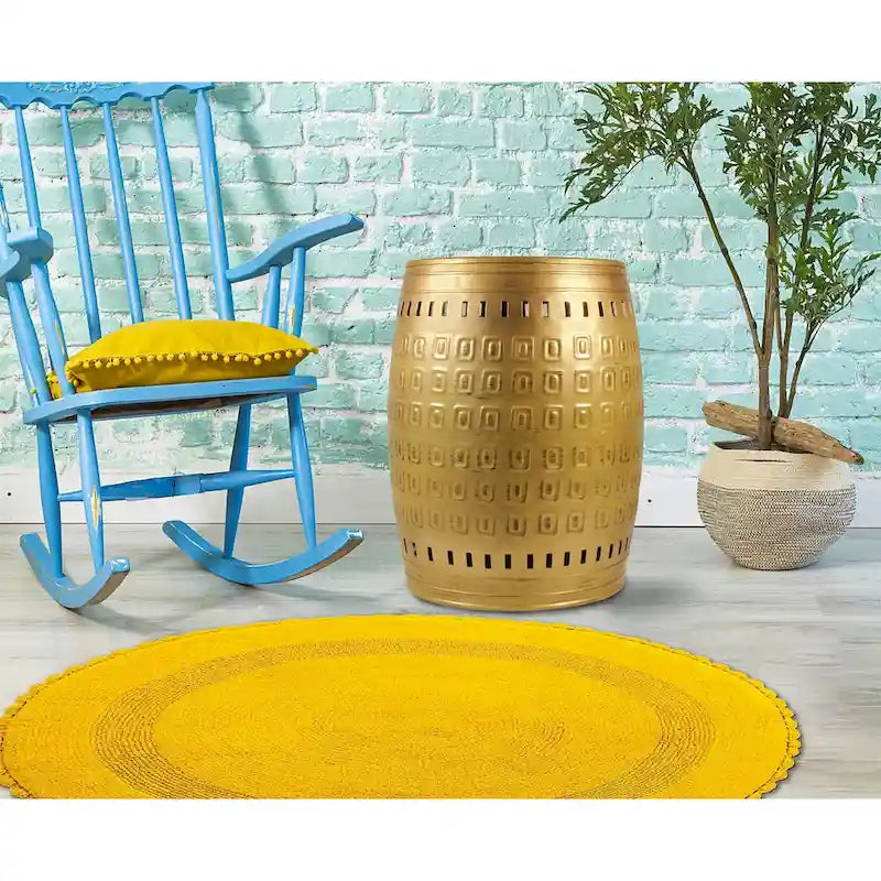 Multiple Purpose Hand Crafted Metal Stool/Table