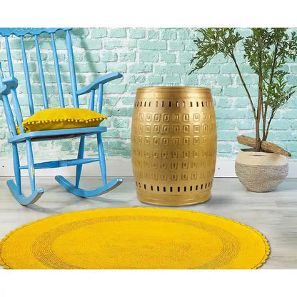 Multiple Purpose Hand Crafted Metal Stool/Table