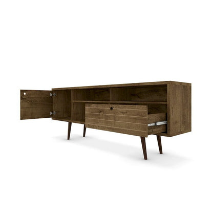 Manhattan Comfort Liberty 70.86 In. Mid Century-Modern Media Cabinet Console