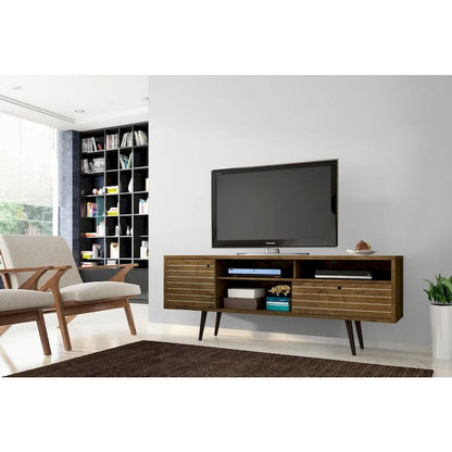 Manhattan Comfort Liberty 70.86 In. Mid Century-Modern Media Cabinet Console