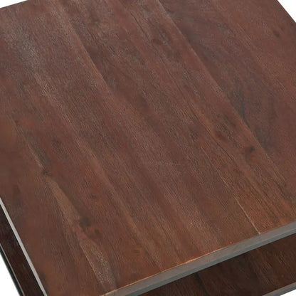 End Table with Storage Shelf