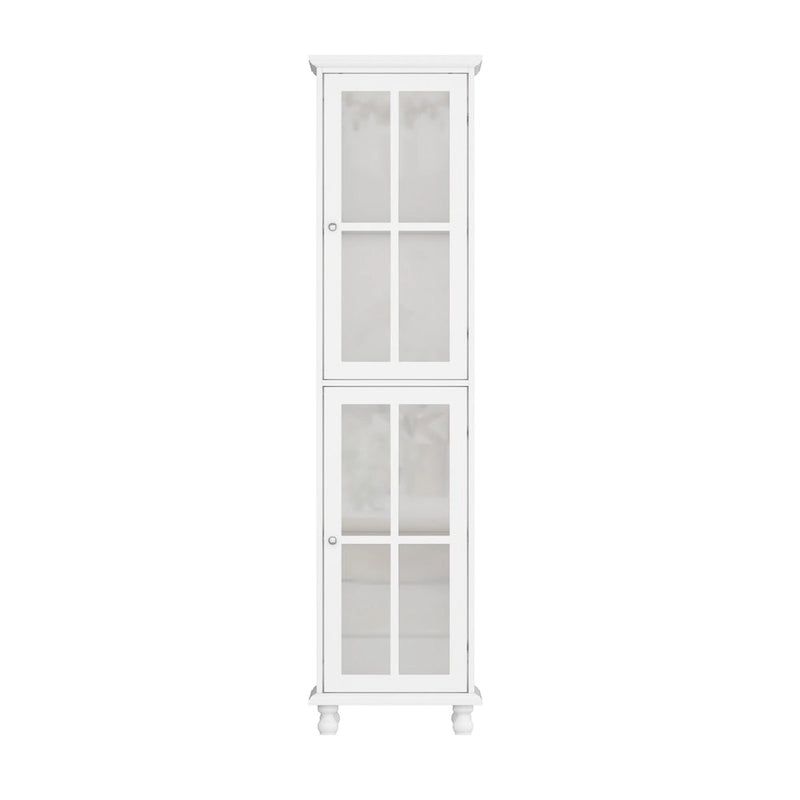 Cabinet Set with Tempered GlassStorage & TV Stand Combo Organization - SideCabinet+TVStand