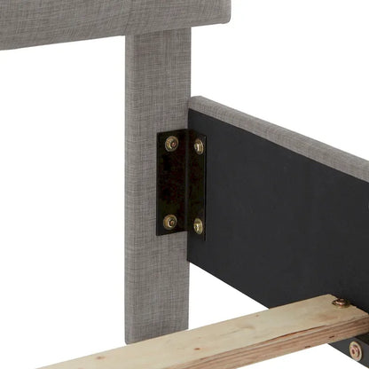 Ginny Adjustable Diamond-tufted Camel Back Bed by