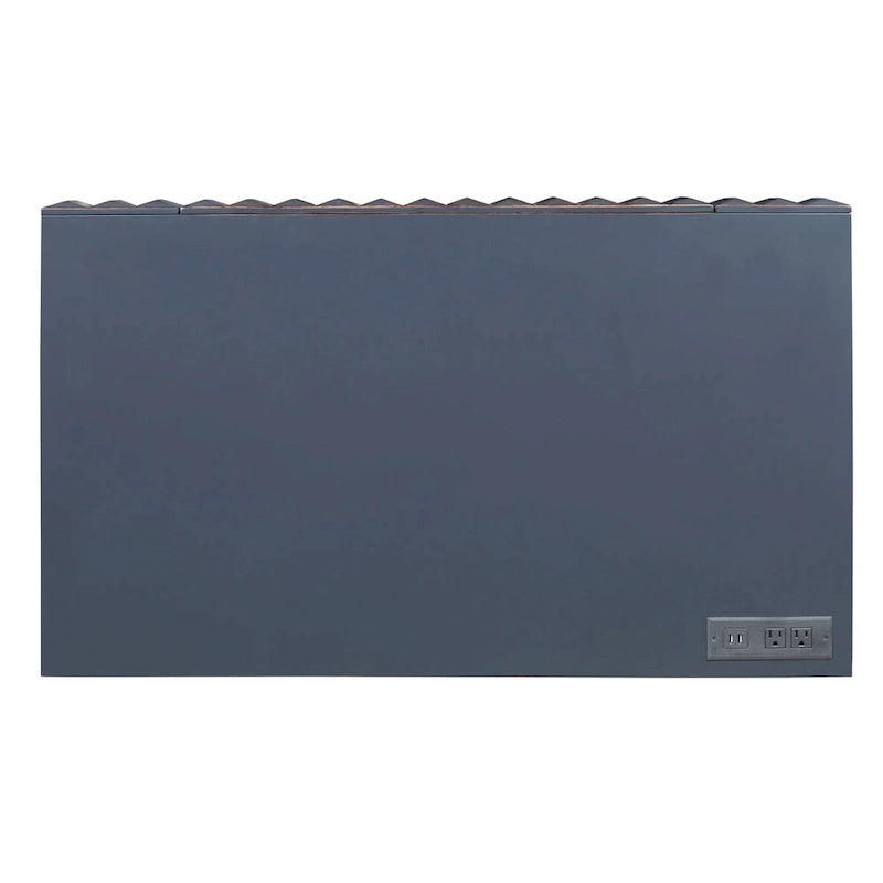 Bird Modern 42-inch Metal Computer Desk with USBs by