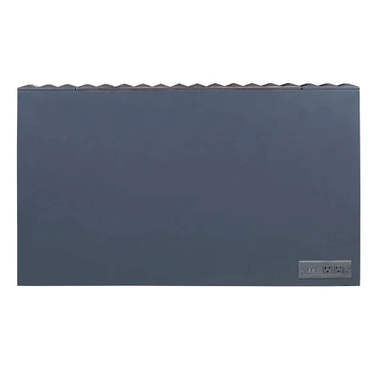 Bird Modern 42-inch Metal Computer Desk with USBs by