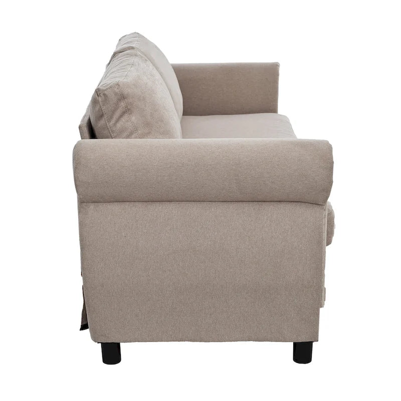 U_Style 80.7 2-in-1 Sofa Bed Sleeper with Large Mattress(63*70.9*3.3 inch), for Living Room Spaces Bedroom