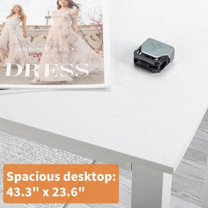 41.31 White Feet Writing Desk