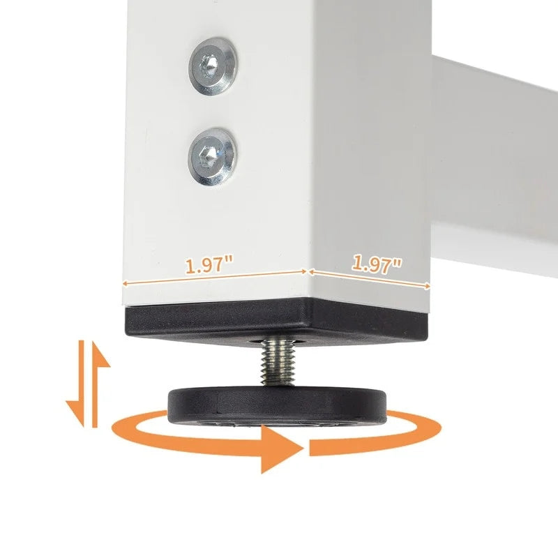 41.31 White Feet Writing Desk