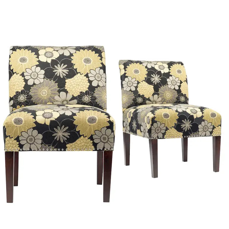 Samantha Upholstered Living Room Slipper Chair