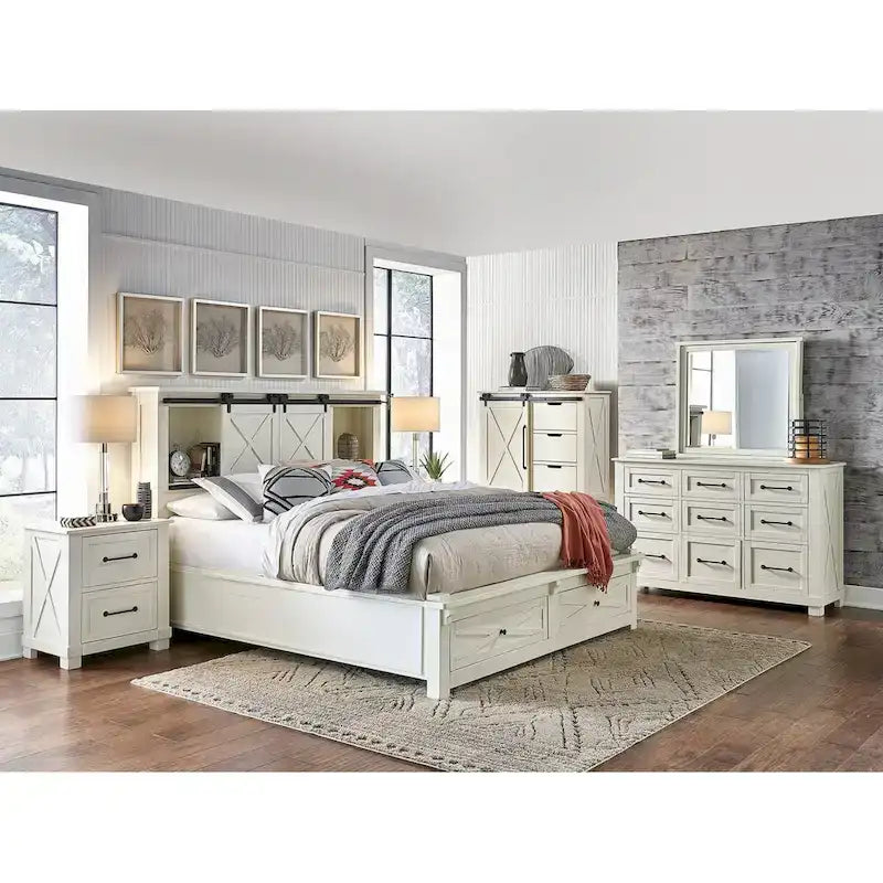 Simply Solid Shanna Solid Wood 6-piece Storage Bedroom Collection