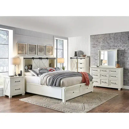 Simply Solid Shanna Solid Wood 6-piece Storage Bedroom Collection