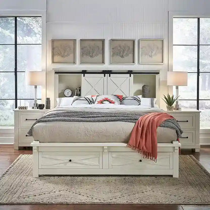 Simply Solid Shanna Solid Wood 6-piece Storage Bedroom Collection