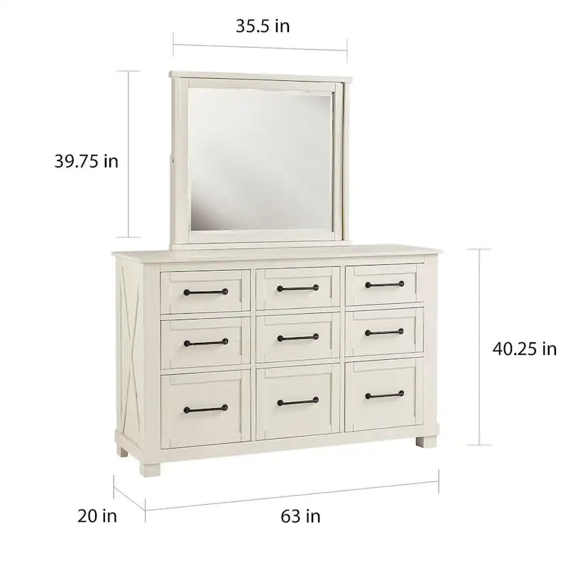 Simply Solid Shanna Solid Wood 6-piece Storage Bedroom Collection