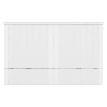 Queen Size Murphy Bed Wall Bed with drawer and a set of Sockets