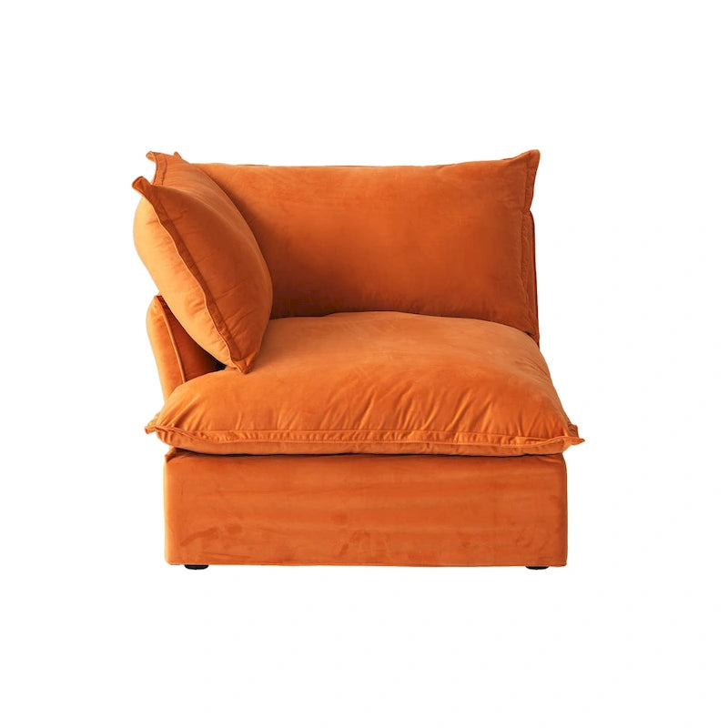 U Shape Couch Sectional for Living Room, Convertible Sectional Sofa, Modular Sectional Couch with Ottomans for Living Room