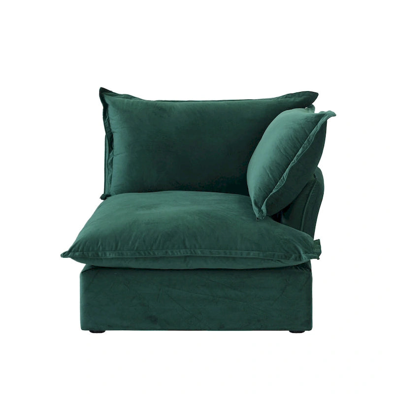 U Shape Couch Sectional for Living Room, Convertible Sectional Sofa, Modular Sectional Couch with Ottomans for Living Room