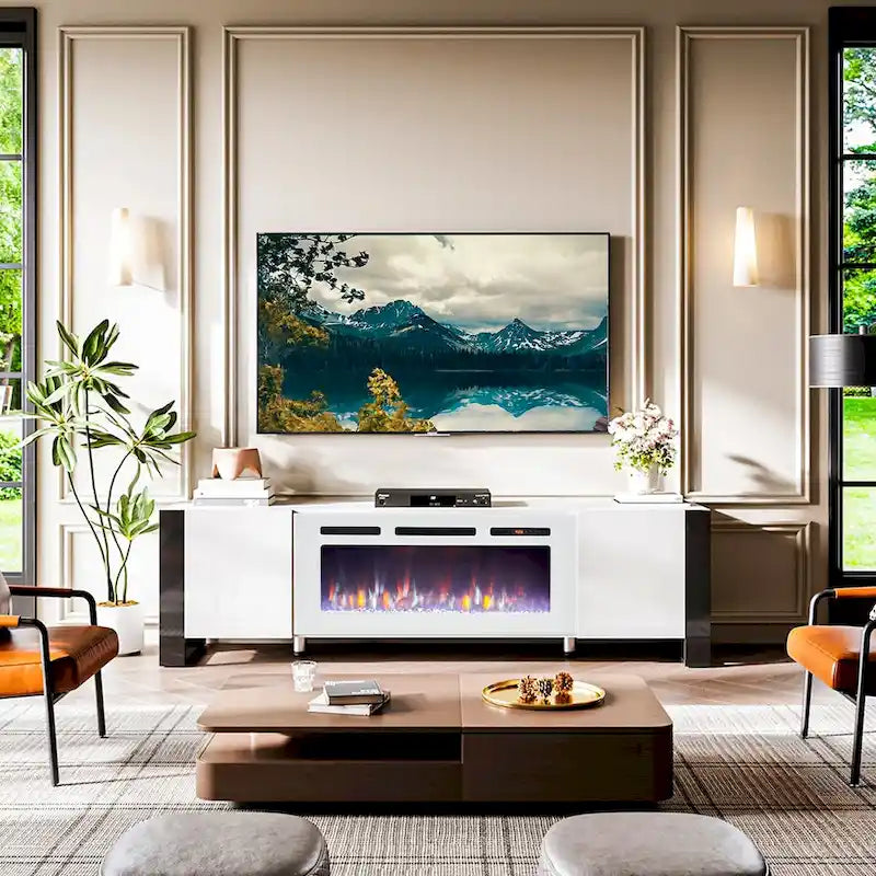 Fireplace TV Stand with 36 Fireplace