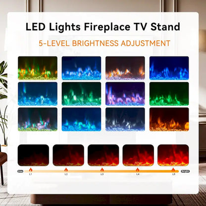 Fireplace TV Stand with 36 Fireplace