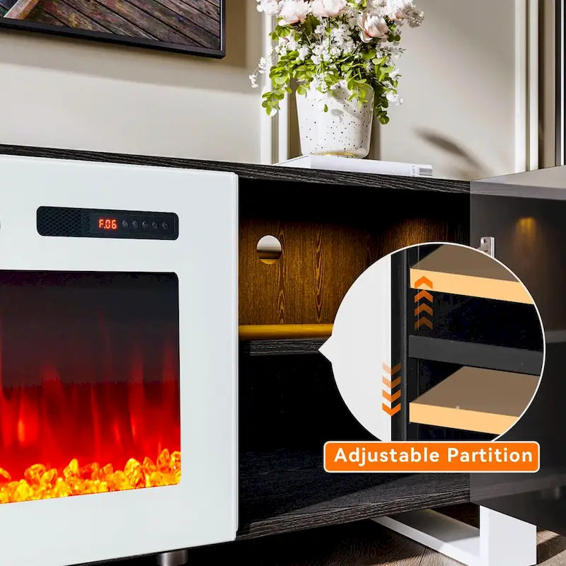 Fireplace TV Stand with 36 Fireplace