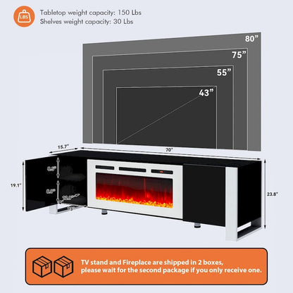 Fireplace TV Stand with 36 Fireplace