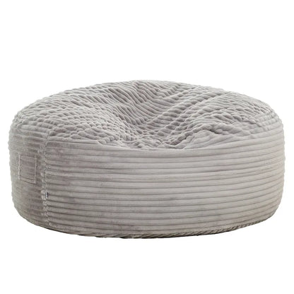 6-Foot Oversized Faux Fur Bean Bag Chair with Shredded Foam Filling
