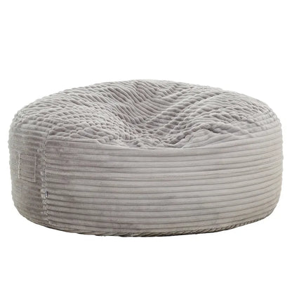 6-Foot Oversized Faux Fur Bean Bag Chair with Shredded Foam Filling