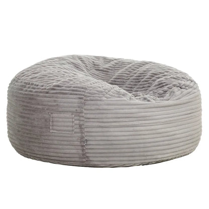 6-Foot Oversized Faux Fur Bean Bag Chair with Shredded Foam Filling