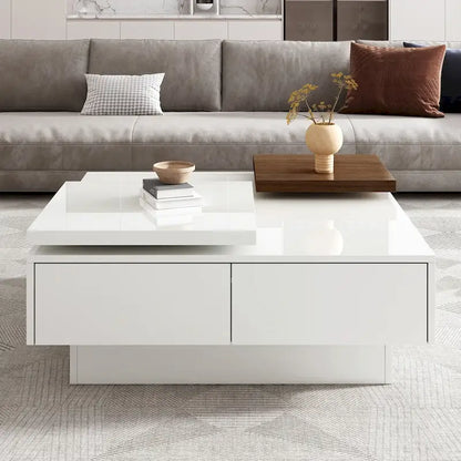 Modern Square Wood Coffee Table