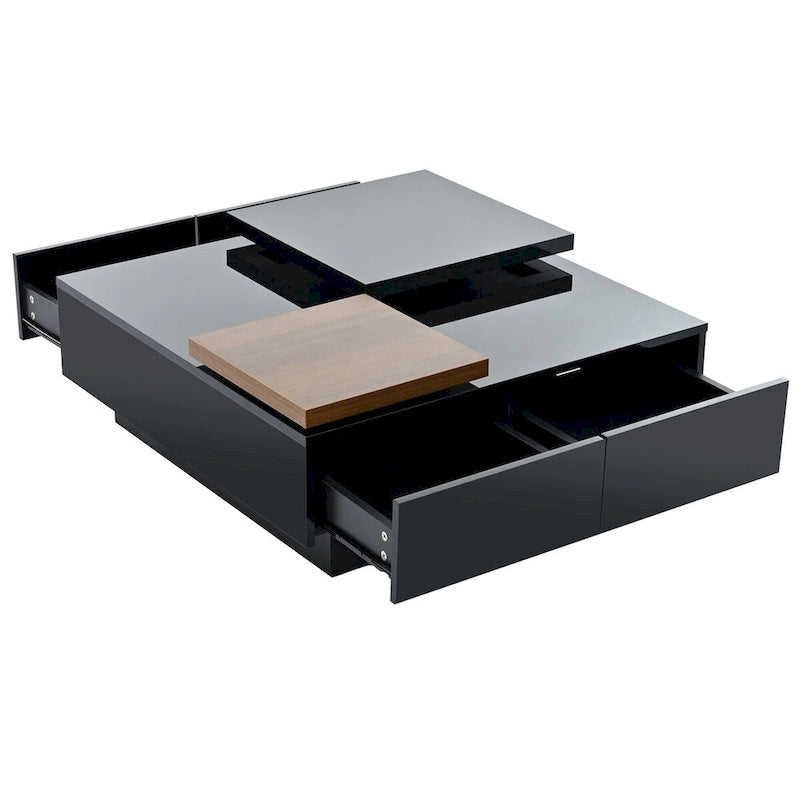 Modern Square Wood Coffee Table