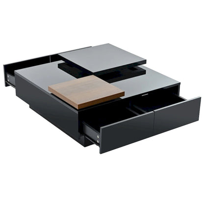 Modern Square Wood Coffee Table