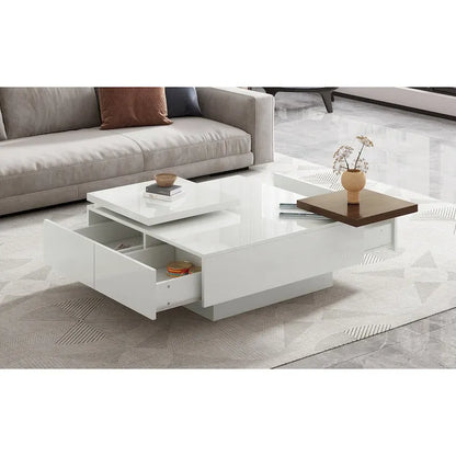 Modern Square Wood Coffee Table