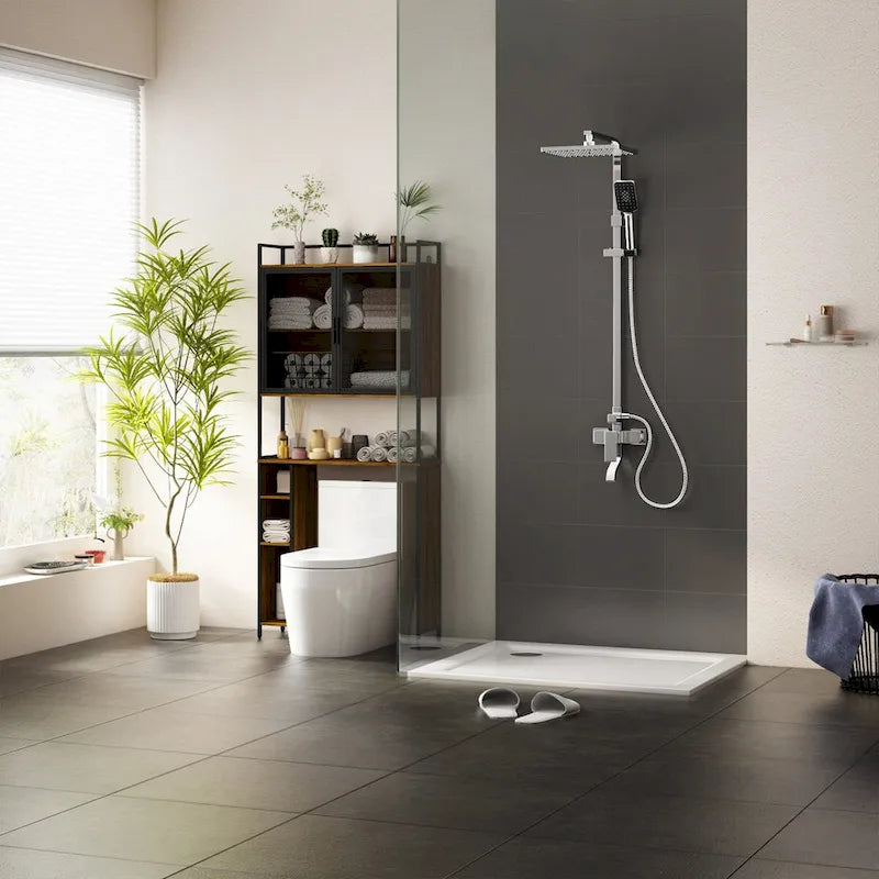 Over The Toilet Rack Tier Bathroom Shelf Over Toilet Storage Organizer